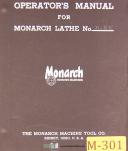 Monarch-Monarch EE, Lathe, Descriptions of Assemblies Adjustments & Parts Manual 1957-EE-01